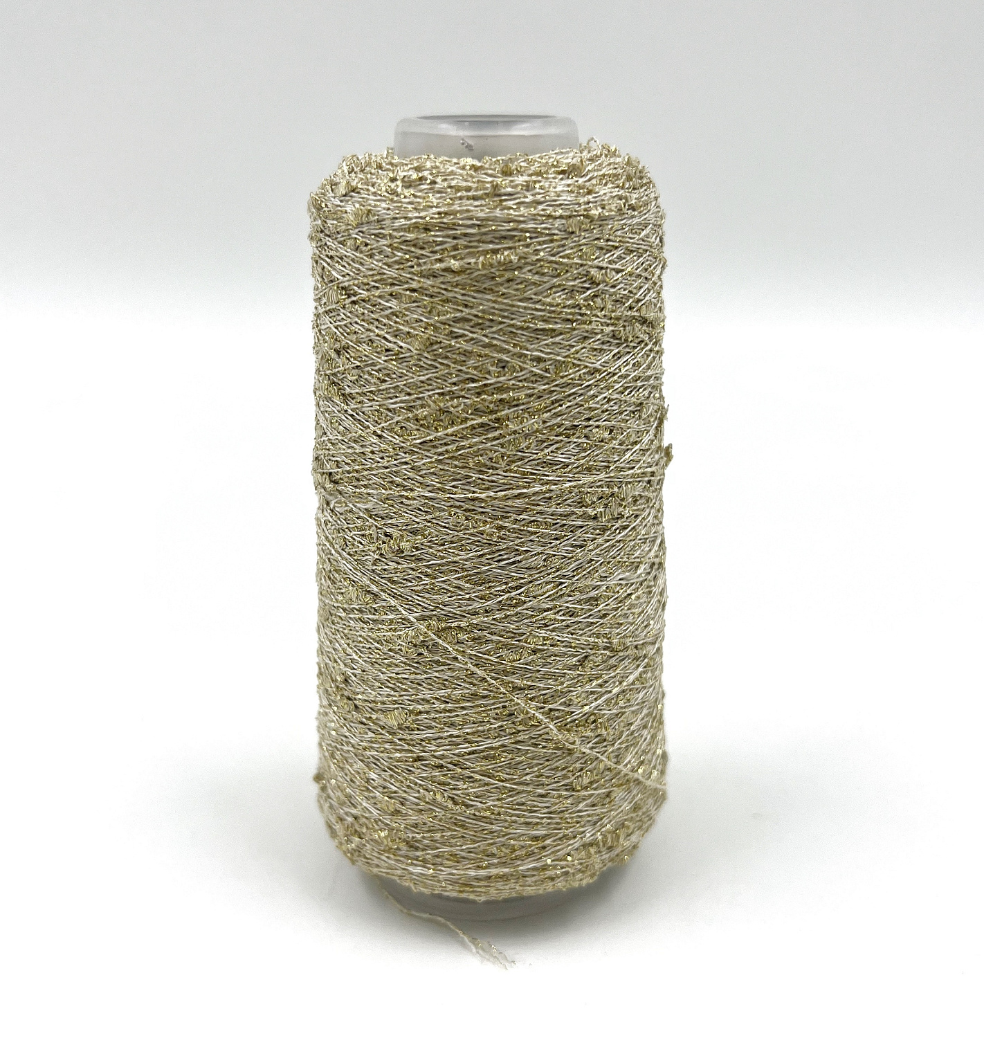 Пряжа Узелковый люрекс, шишибрики, хлопок, цвет номер 1